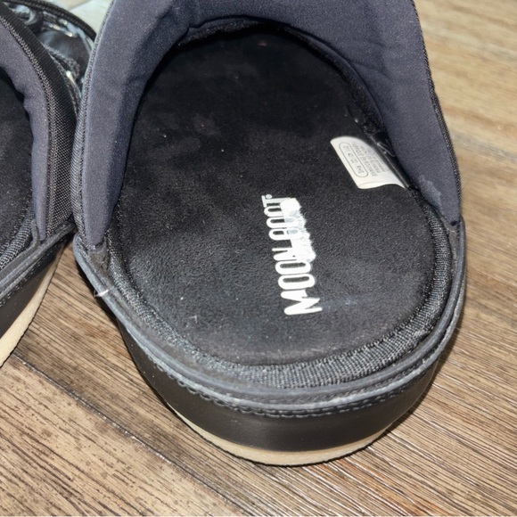 Moon Boot Black Mules Sleek Slip-On Comfort - Picture 9 of 11
